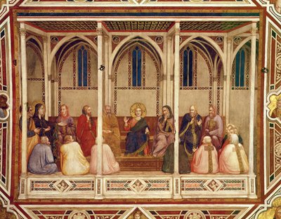 Jesus among the Doctors, c.1320 by Giotto di Bondone